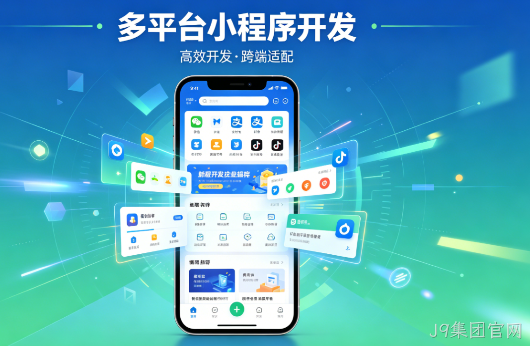 小程序开发选对服务商！J9集团官网多平台定制，帮企业抓住私域红利