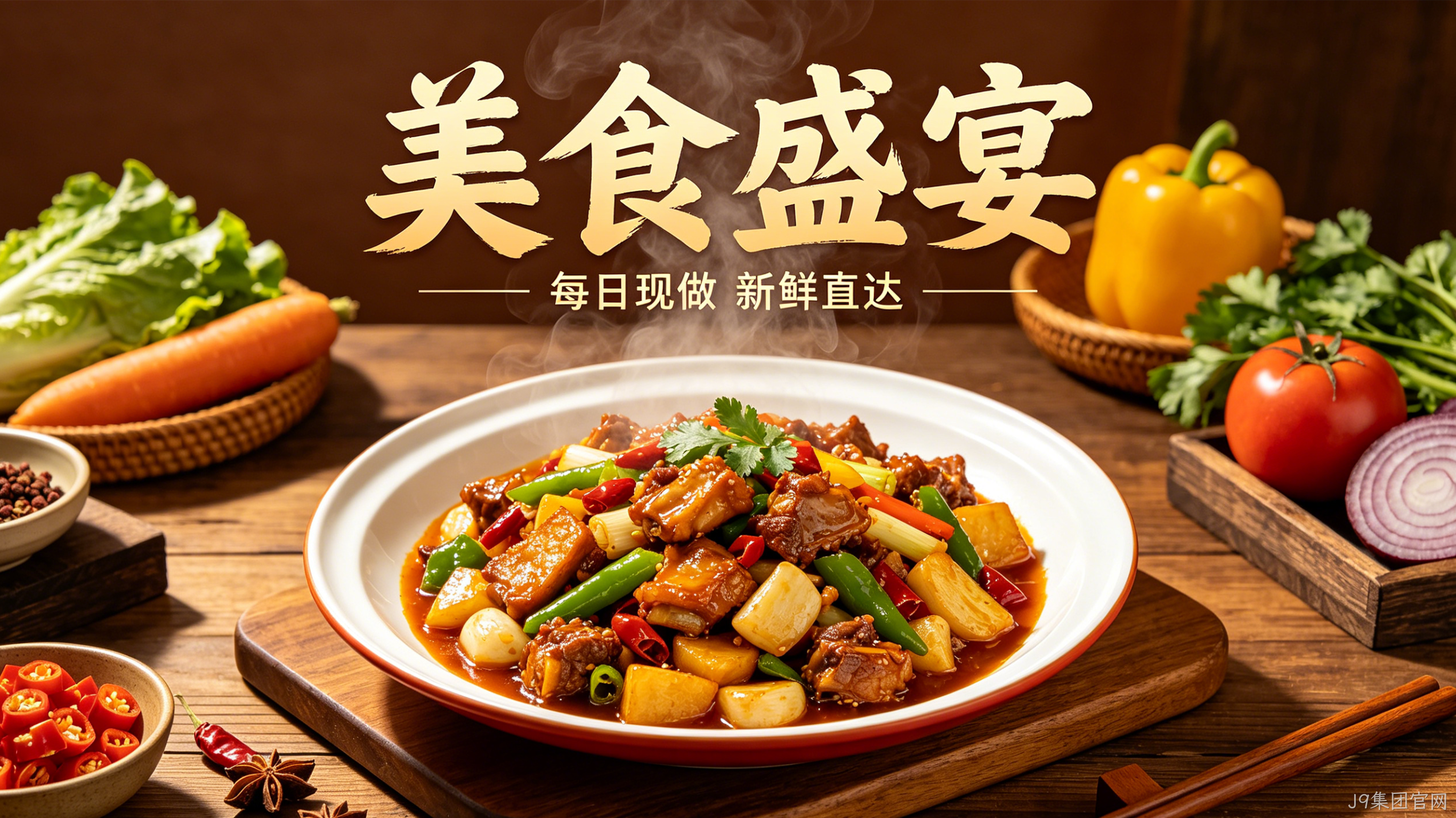 餐饮官网定制案例｜J9集团官网打造品牌引流转化阵地