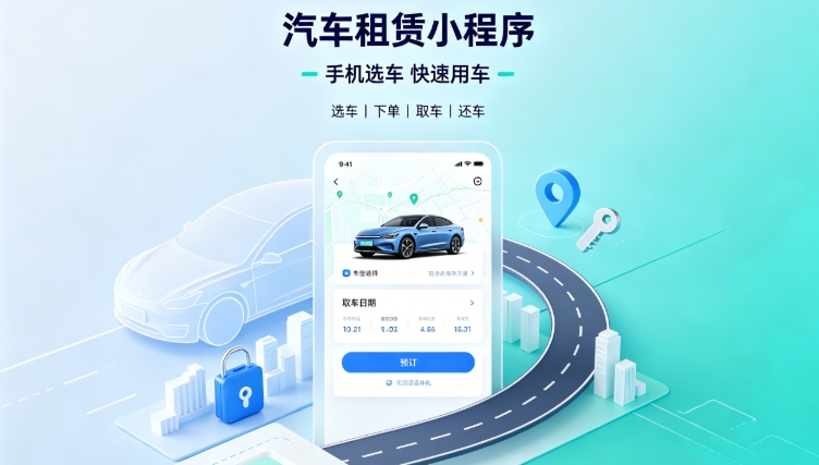 自营汽车租赁小程序定制开发深度案例｜J9集团官网租车行业数字化私域转型解决方案
