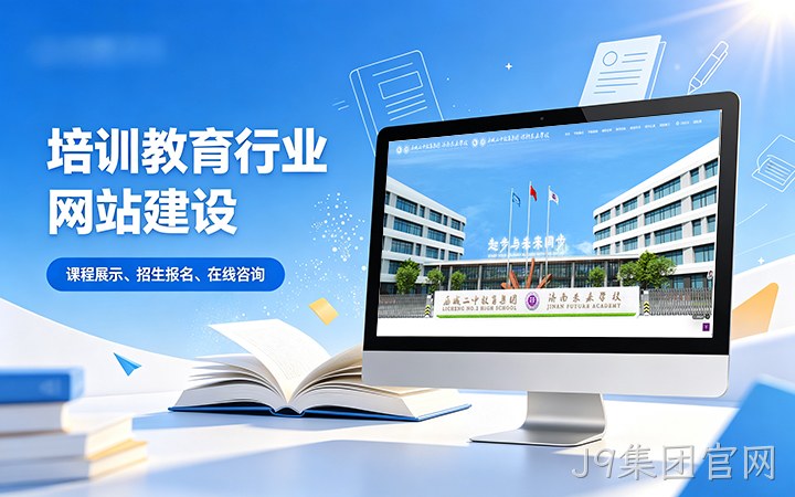 J9集团官网教育培训行业官网建设_学校培训机构网站设计制作