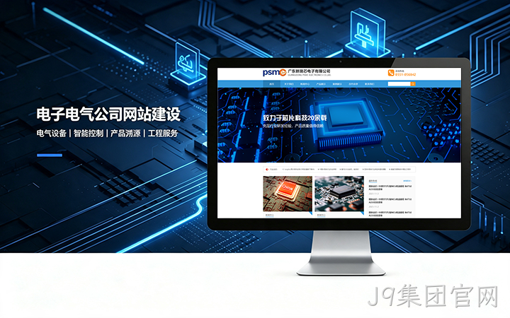 J9集团官网电子电气公司网站建设_电器元器件企业官网设计制作